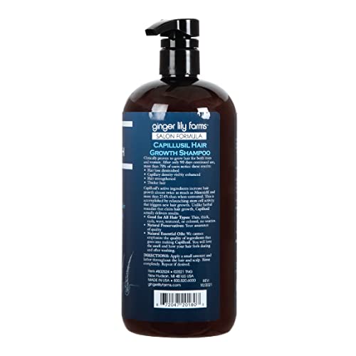Đumbir Lily Farms Salon Formula Capillusil šampon za rast kose za sve tipove kose, Vegan