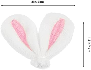 Abaodam 20pcs crtić životinje krznene uši mini zeko uho za pravljenje Bunny DIY Craft