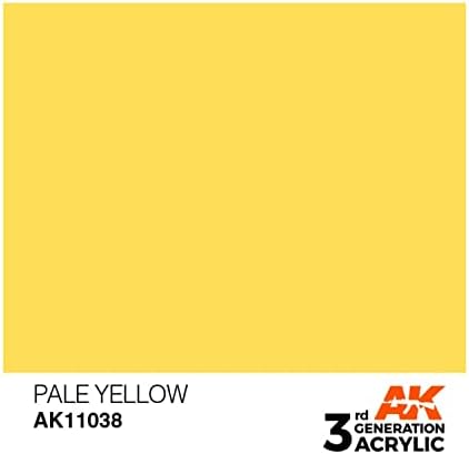AK Interactive 3rd Gen Acrylic Pale Yellow 17ml