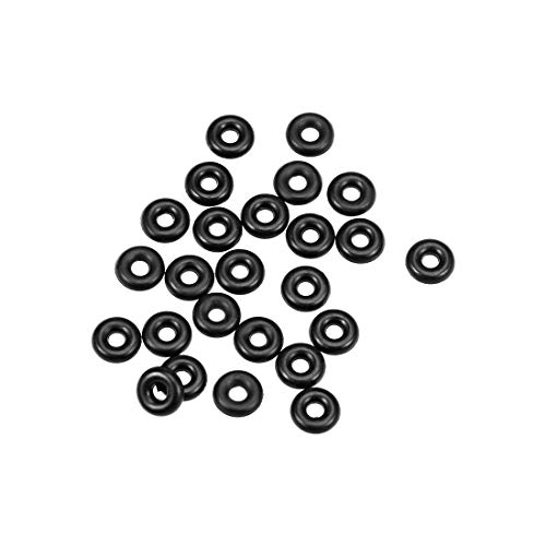Uxcell nitril gume O-prstenovi 4,5 mm od 1,5 mm ID 1,5 mm Širina, metrička zaptivača nitrilne gume za brtvljenje