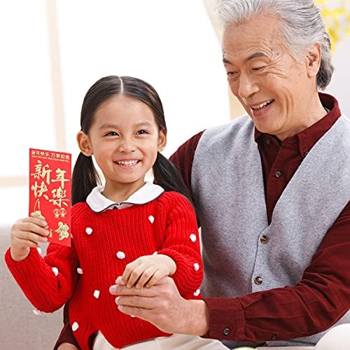 STOBOK 36kom Kineski crveni novac koverta Nova godina crvena koverta Lucky Hong Bao Spring Festival money