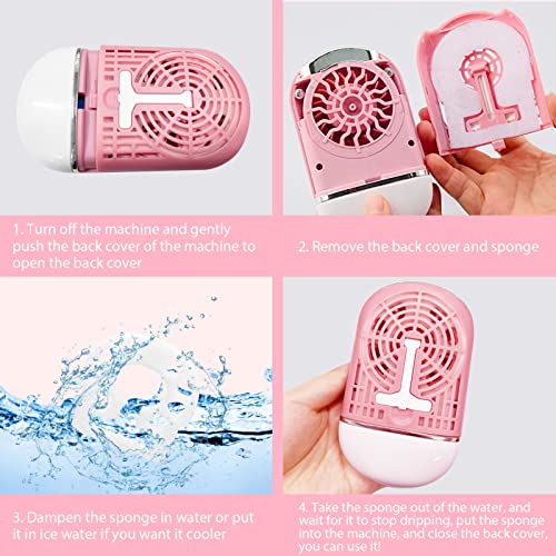 Sredstvo za čišćenje trepavica Lash Mousse Lash šampon za ekstenzije, USB Mini prijenosni ventilator punjivi