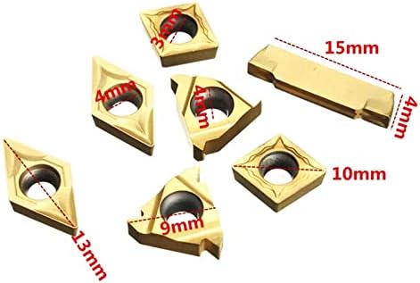 Struktorni nosač alata Indeksibilni karbidni umetak 7pcs 10 mm tokariva za okretanje burnog nosača alata