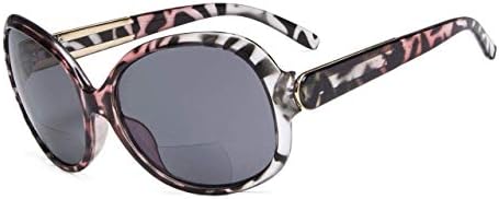 Okažite se uštedite 10% na 2 pakovanja bifokalne sunčane naočale Sunshine čitači modne prevelike ružičaste kornjače
