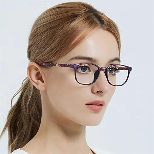 CVVTSPE naočare za čitanje sa 4 pakovanja blokiranje plavog svjetla,naočare za čitanje za žene i muškarce, lagane naočare sa filterom protiv UV / odsjaja
