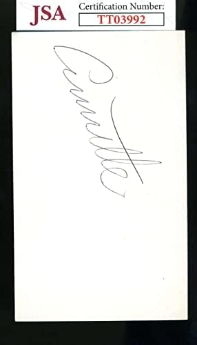 Annette Funicello JSA Coa potpisan autogram kartice sa indeksom 3x5