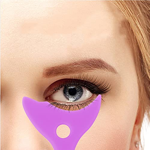 Dfsucces eyeliner šablone Savjeti za krila, Silikonski Eyeliner Aid, sjenilo, aplikator za oči vodič za šminkanje,alat za trepavice za višekratnu upotrebu, odvojiv, jednostavan za korištenje, Pogodan za početnike