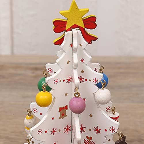 Dabay Desktop Božićno drvce Smiješna radna površina Drvena božićna dekor Dekor osjetljiv širokoj primjeni