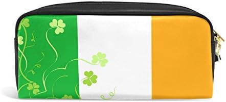 Vrhunska stolara Irska zastava Shamrocks Olovka torbica torbica za šminku Office School 1.7x0.75x0.5in
