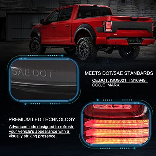 VLAND LED zadnja svjetla pogodna za Ford F150 2015-2020, sa LED Revers lampicama,sekvencijalnim Dnevnim