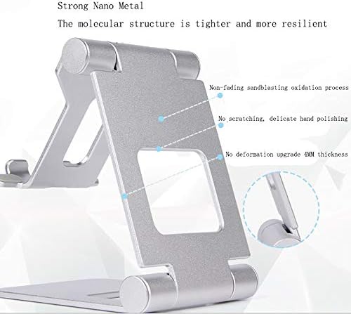 UxZDX Cujux tablet Podesivi sklopivi držač tableta za stalak za radnu površinu aluminija
