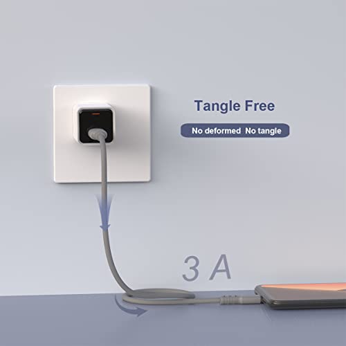 Hichain USB A do USB C kabla, tip C Punila za punjenje, mekani dodirni kabel, vodootporan, prenos