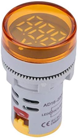 6-100V izdržljiv okrugli blok dnevnog dnevnog dnevnog metra Indikator LED displej volmetra Tester za lampicu