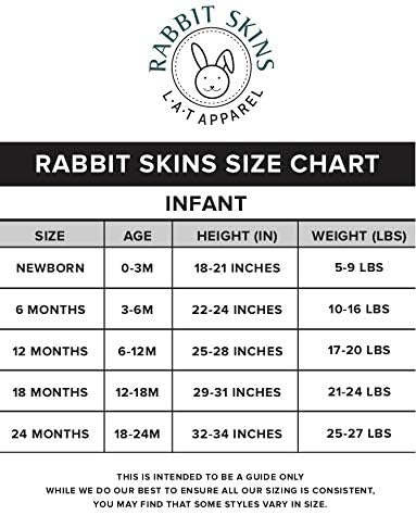 Rabbit skins baby bodysuit djevojka i dječak | Novorođenče od 0-3 mjeseca do 24 mjeseca 5-pakovanje skupno set,