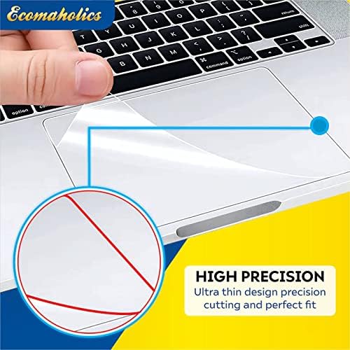 Ecomaholics laptop Touch Pad Protector Cover za Dell XPS 7390 Laptop od 13,3 inča, transparentni zaštitni jastučić za praćenje kože otpornost na ogrebotine protiv otiska prsta