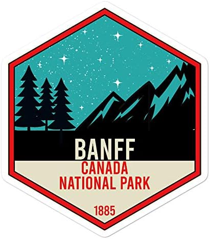 Banff Nacionalni park Vinil naljepnica naljepnica naljepnica od 3 '' do 5,5 ''