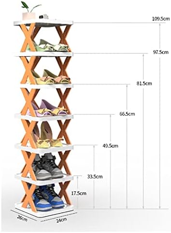 Tyewmiy Slobodno stajalište stalak za cipele, kućni višeslojnik Jednostavni višeslojni ormar za cipele, skladištenje