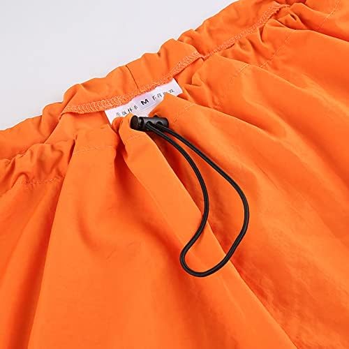 Žene dnevne teretne hlače narančaste elastične struine pantalone Ležerne prilike opuštene fit joggers
