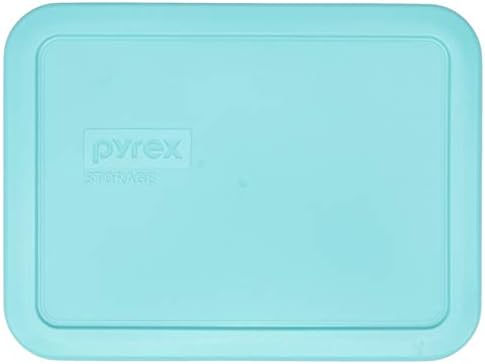 Pyrex 7210-PC tirkizni poklopci sa Izbijeljenim suncem