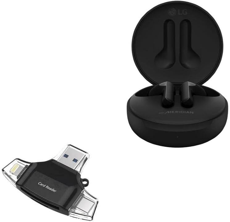 BoxWave Smart Gadget kompatibilan sa LG Tone Free FN4 - Allreader čitač SD kartica, čitač microSD kartica