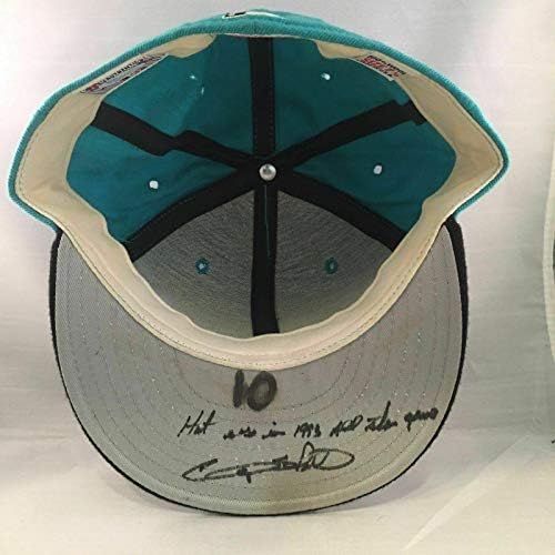 1993. Gary Sheffield potpisao igru ​​Rabljena All Star Game Florida Marlins Hat Cap JSA - Igra Polovni