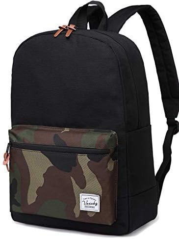 Vaschy školski ruksak, uniseks tanki lagani vodootporni ruksak za muškarce za muškarce Women college školska torba