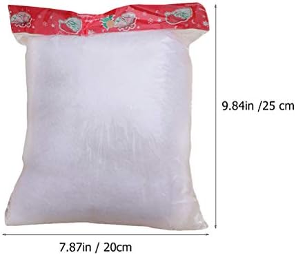 Abaodam 2 torbe Božić lažni snijeg ukras umjetni snijeg Božić snijeg rekvizite koristi za proslavu sretan