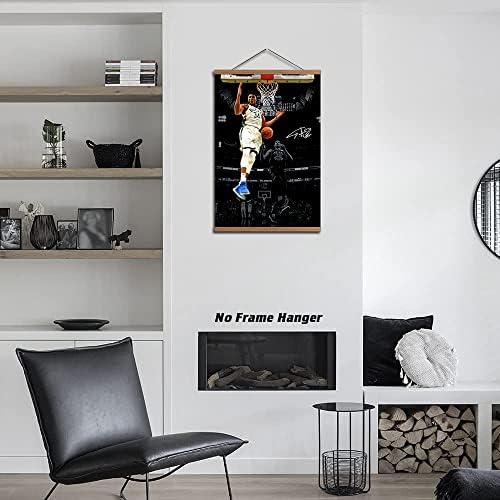 Mingki Giannis Antetokounmpo Poster, grčki nakaza košarkaška superzvijezda na platnu sportski Poster za muškarce pećina tinejdžerske dječake uredska soba, inspirativni košarkaški zidni umjetnički Poster, 16 x24 -bez okvira