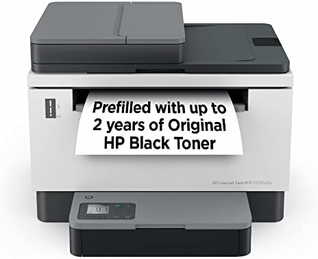 HP LaserJet-Tank MFP 2604SDW bežični crno-bijeli pisač prekrili su do 2 godine originalnog HP-TONER-a