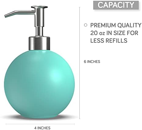 Dozator sapuna za kupatilo u vrhunskom okruglom obliku od nerđajućeg čelika 20oz za kuhinju i kupatilo