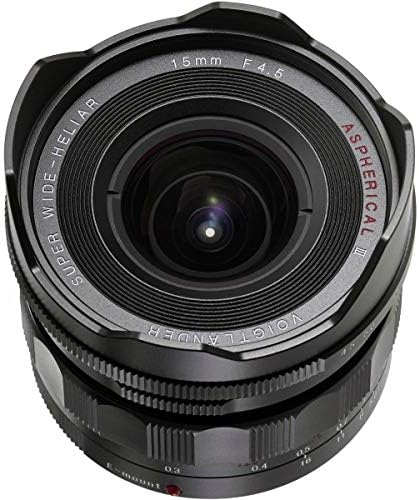 Voigtlander Super Wide-Heliar 15mm f/4.5 objektiv, Crna, za Sony E-Mount kamere