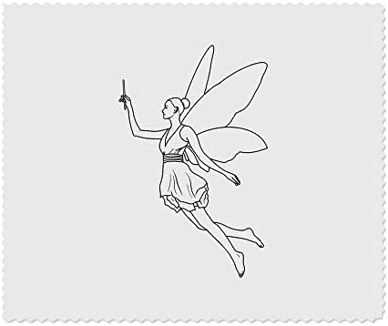 Azeeda 2 X 'Flying Fairy' mikrofibre objektiv / naočale za čišćenje krpe