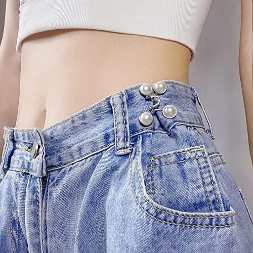 Pant struk zategnite podesive Jean tipke Igle 1pc Clip gumba za hlače Ne tražene šivanje Jednostavno za postavljanje