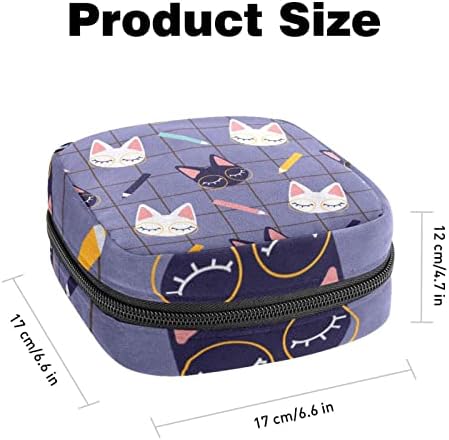 Torba za menstruaciju, torba za odlaganje higijenskih uložaka, prenosive torbe sa patentnim zatvaračem