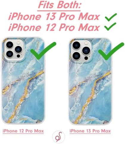 Sonix Case + zaštitnik ekrana za iPhone 13 Pro Max / iPhone 12 Pro Max Ice Blue Marble
