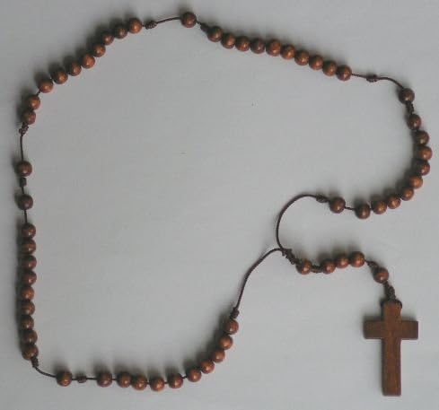 Ogrlica za opremu za opremljenost kruga s okruglim perlicama i križom