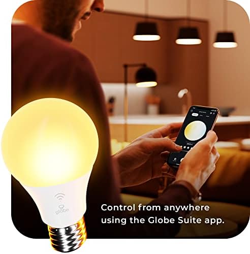 Globus električni 34207 Wi-Fi Smart 10 W višebojni RGB Podesiva bijela mat LED sijalica 2-Pack, nije