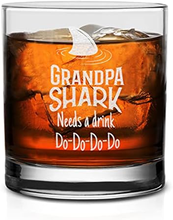 Deda Ajkula Treba Piće Do Do Do Do Whisky Glass-Poklon Za Dedu Od Unučadi