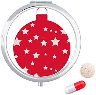 Božićna Zvijezda Crveni Festival Kutija Za Pilule Džepna Kutija Za Pohranu Lijekova