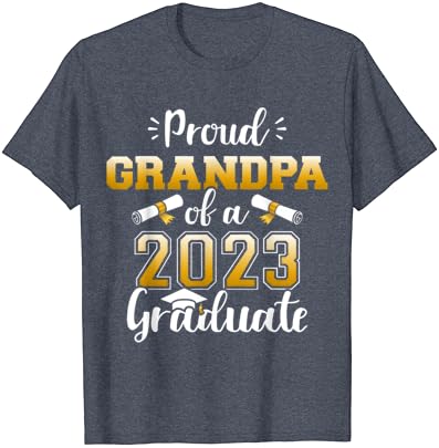 Muški ponosni djed klase 2023. majica za diplomsku majicu