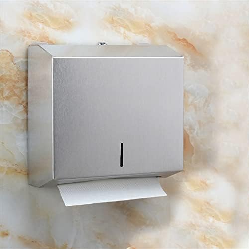 DLOETT zidni dozator za papirnate ubruse kutija za kuhinjsko tkivo od nerđajućeg čelika sa bravom