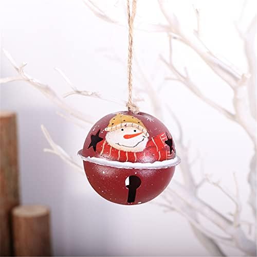 Božić zvono Ornament sa zvijezda izrez zvono snjegović uzorak Božić odmor Party Family DIY zanat ukras Garland