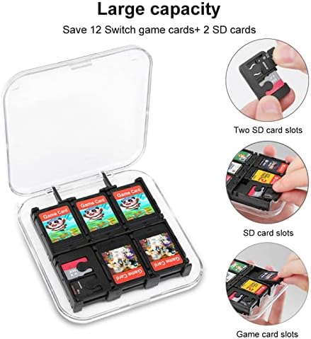 Paisley uzorak kompatibilan sa Nintendo Switch karticom držača futrole za igre i pohranom 12 Kartridža za igru
