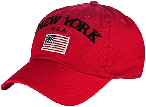 NYFASHION101 vezena Podesiva kapa niskog profila za zastavu New Yorka SAD