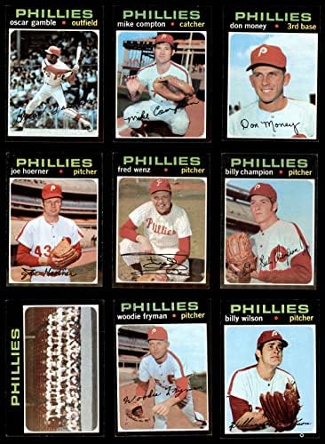 1971. Topps Philadelphia Phillies Team set Philadelphia Phillies Ex + Phillies