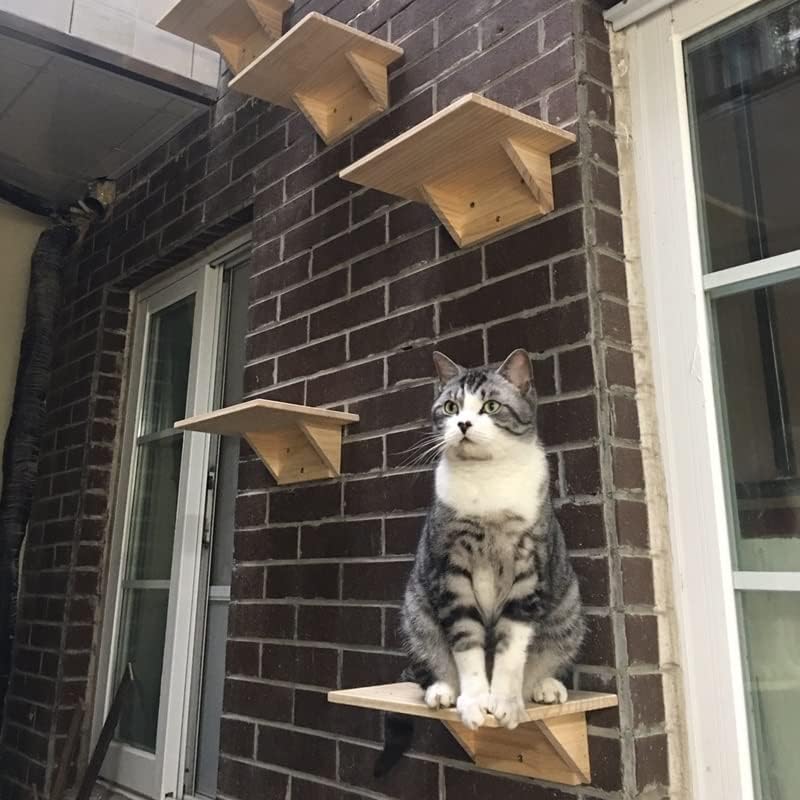WALNUTA Cat Tree Cat penjački okvir za mačke drvena platforma za skakanje za mačke DIY namještaj