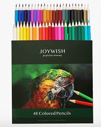 Muousco Olovke u boji, 48 boja, meka jezgra, vodi na bazi ulja, umjetničke olovke za crtanje za bojanje