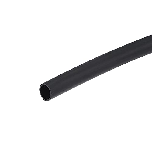 UXCell toplotne skupljane cijevi 3: 1 Omotač kabelskog rukava 3,5 mm dia 7mm Stan 20ft crna