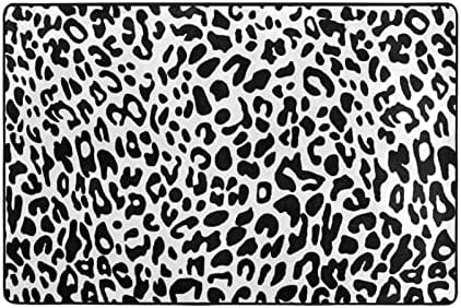 Veliki meki prostirci crni bijeli leopard uzorka rasadnik Playmatt rupka kat za djecu Igraonica