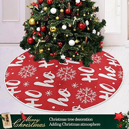 Santa Claus Snowflake Božić Božićna suknja 36inch Početna Dekor za Xmas Tree Suknje za božićne ukrase